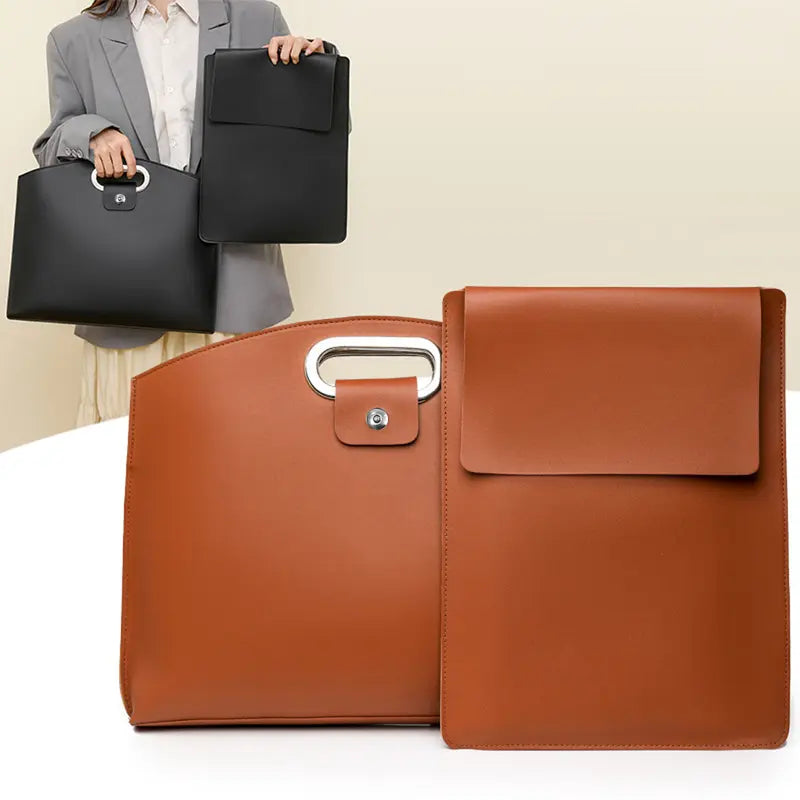 Faux Leather Work Office Handbags