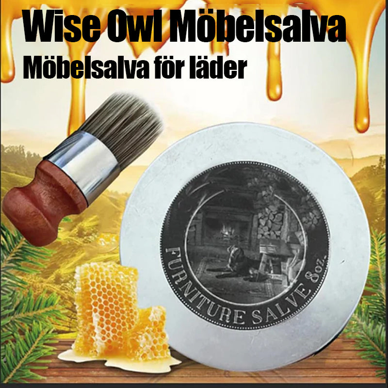 Möbelpolish och borste