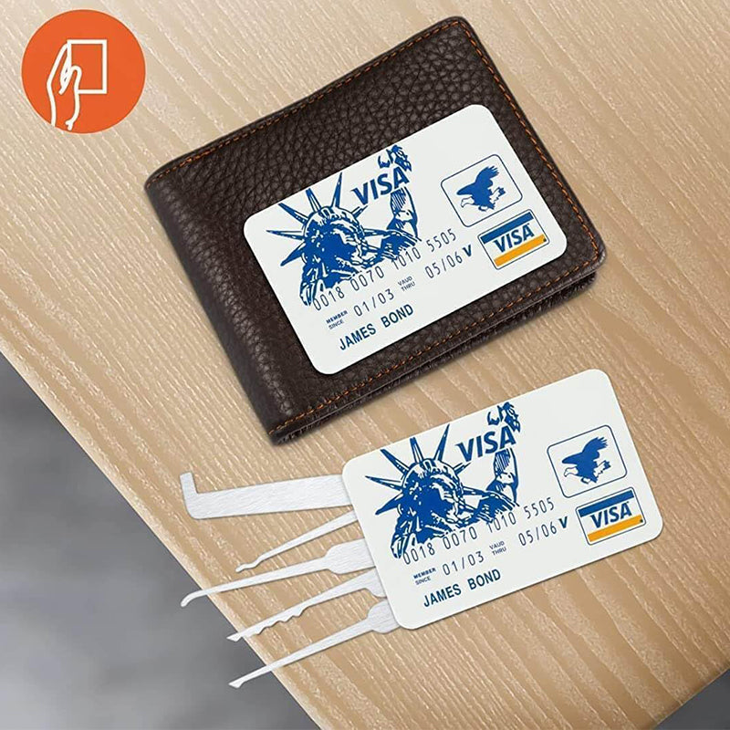 37-Piece Waterproof Lock Pick Set with Stainless Steel Keys