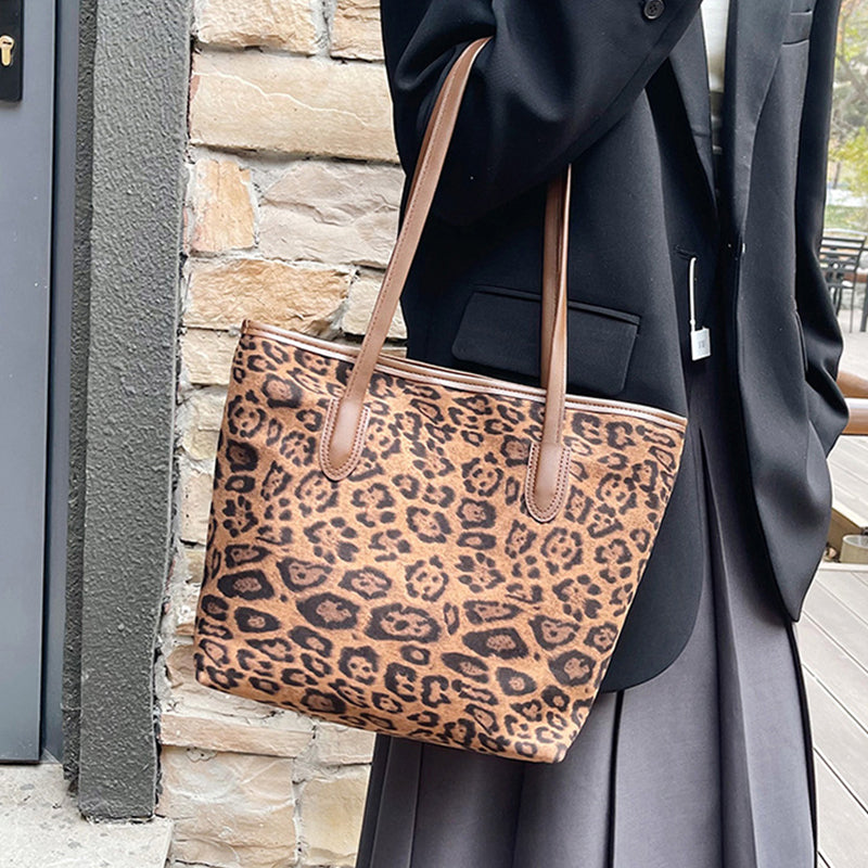Leopard Print Tote Bag