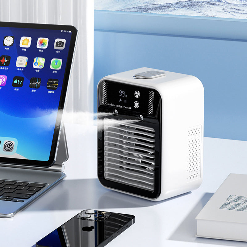 Portable 3-In-1 Cooling Fan with 2-Speed Mist