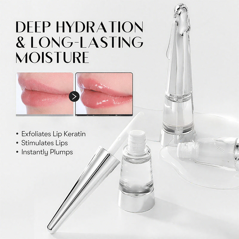 Transparent Hydrating Lip Plumping Lip Gloss