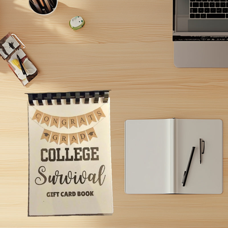 👩🎓🎁College Survival Gift Card Book