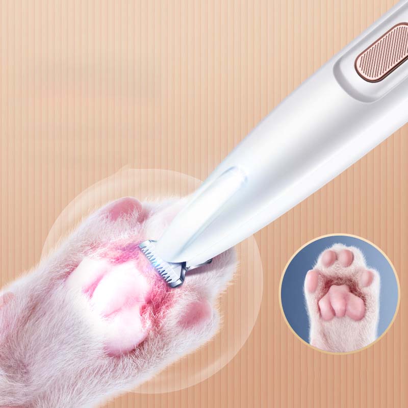 Pet Hair Trimmer With Led Light Set
