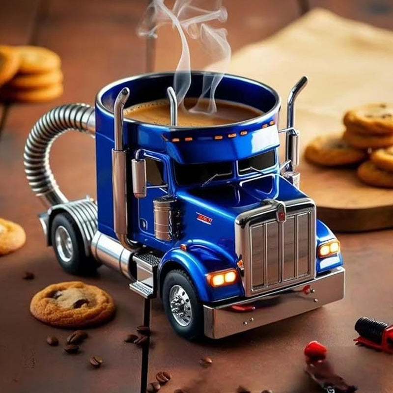 Semi-truck kaffemugg
