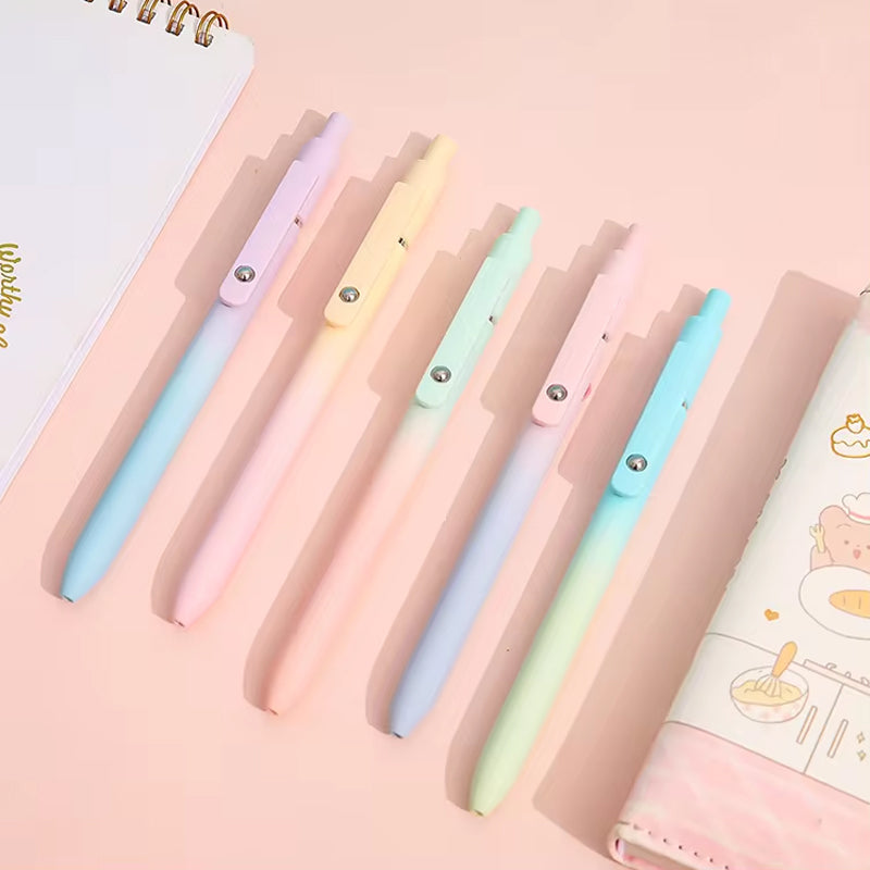 Color Push-Up Quick Dry Neutral Pen (5 PCS)