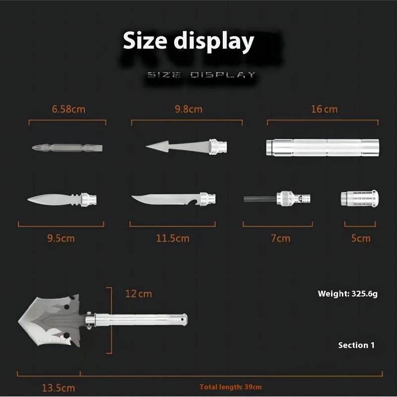 Multi-Purpose Camping Survival Shovel