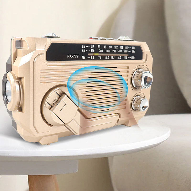Bluetooth Hand Crank Radio