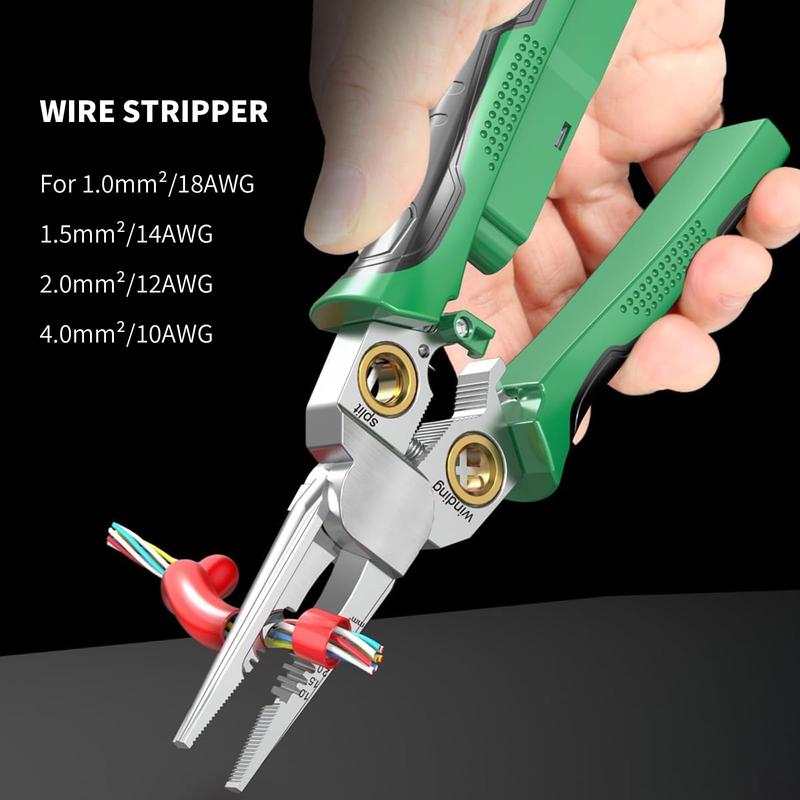 8-in-1 Electrician’s Pliers