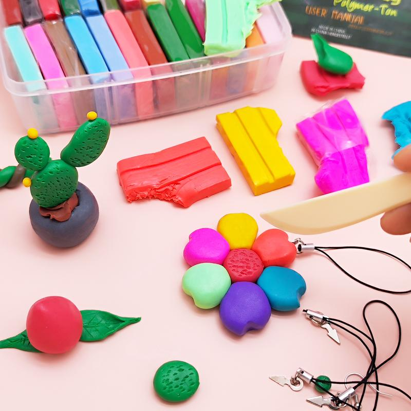Polymer Clay Modeling Kit with Sculpting Tools & Accessories