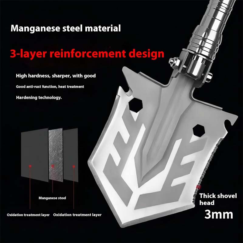 Multi-Purpose Camping Survival Shovel