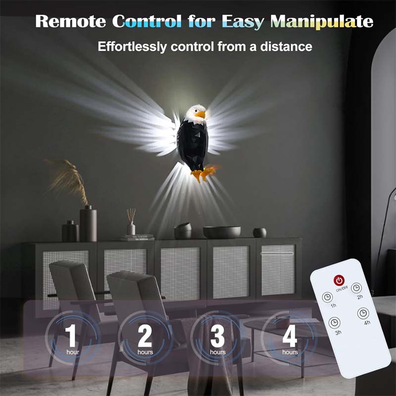 Bald Eagle Decorative Wall Lamp