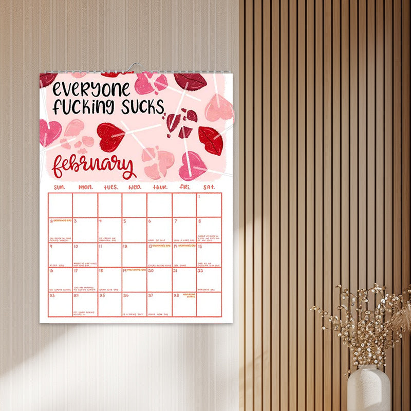 2025 Here We Fucking Go Again Calendar