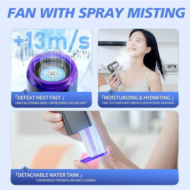 3-in-1 Handheld Turbo Fan-199-Speed