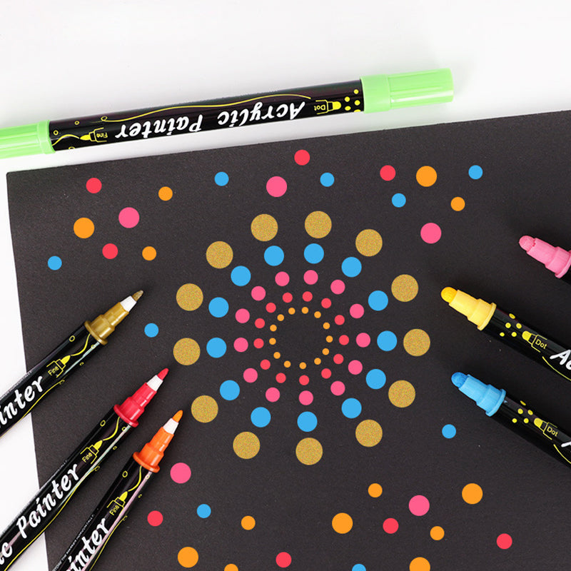 Akrylfärgsmarkör (12/24/36 färger)