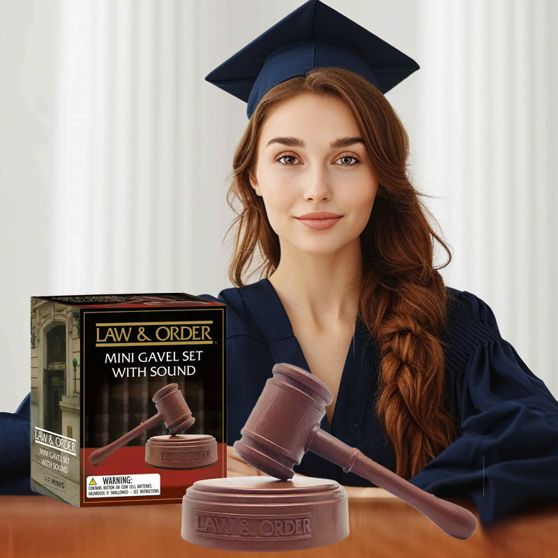 Law & Order: Mini Gavel Set with Sound