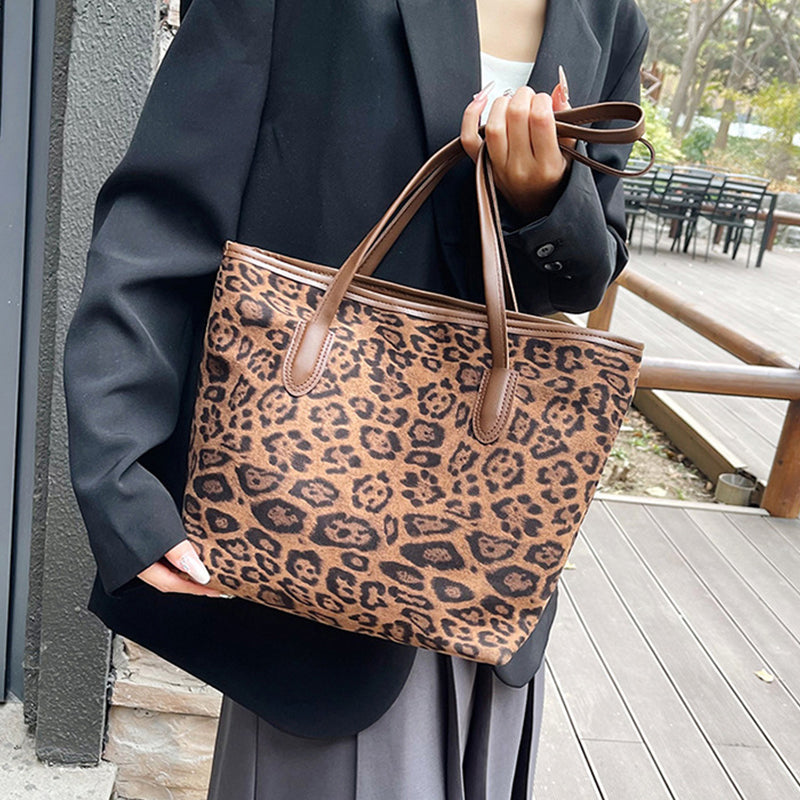 Leopard Print Tote Bag