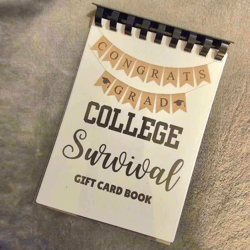 👩🎓🎁College Survival Gift Card Book