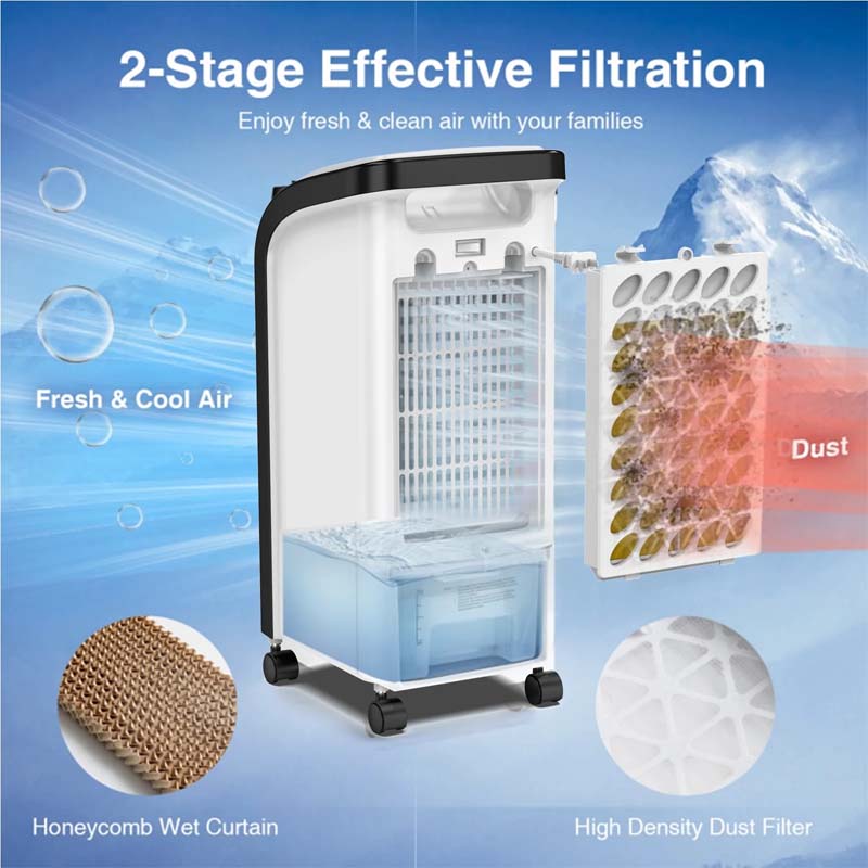 Portable Evaporative Air Cooler with Remote Control