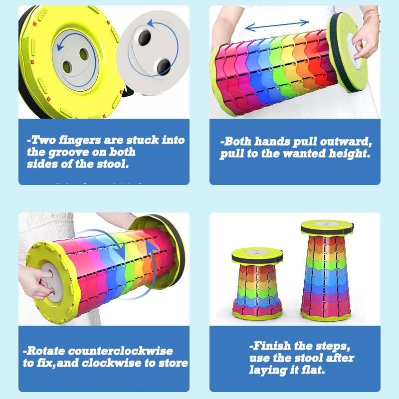 Upgraded Collapsible Stool