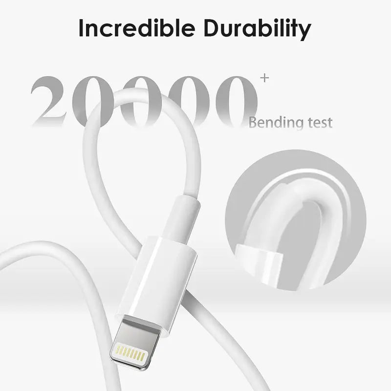 Fast PD Charger Set with Type-C to Lightning Cable