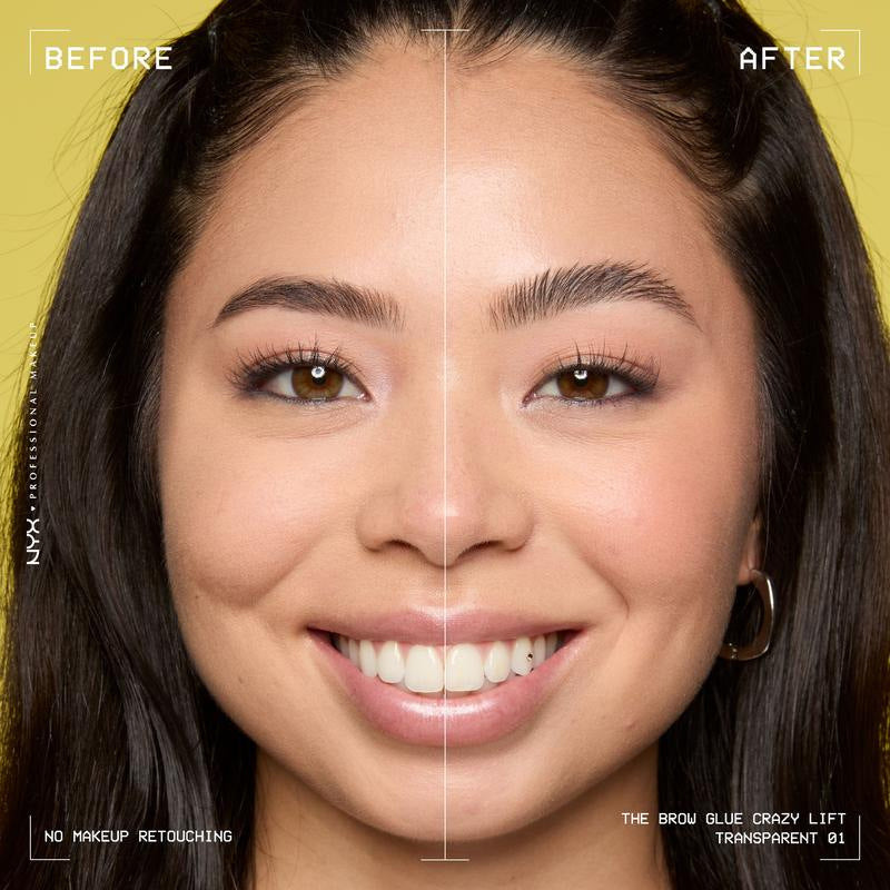 Strong Hold Brow Lamination Gel with Built-In Styling Comb