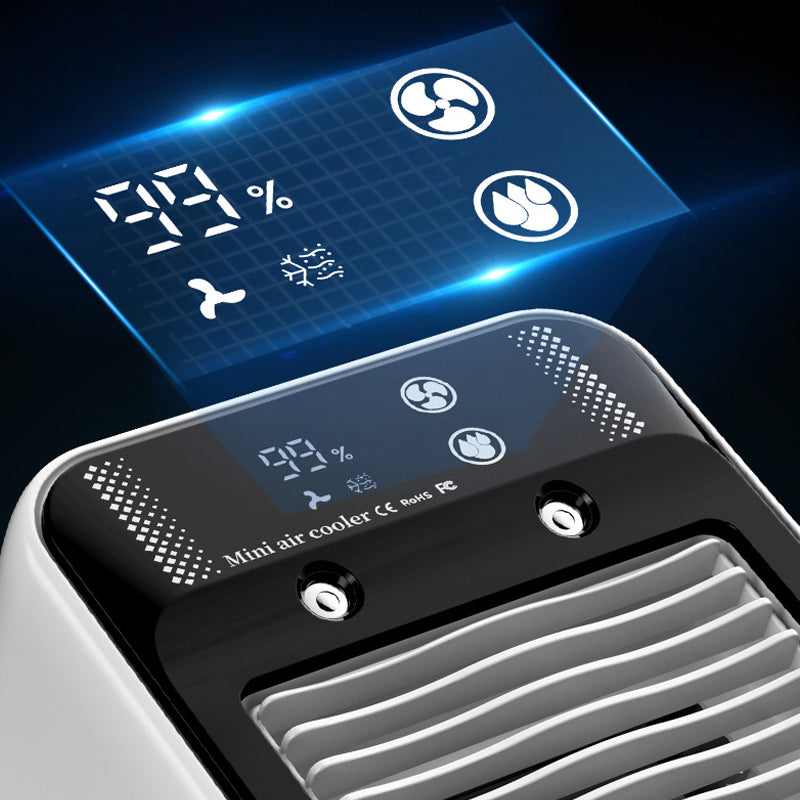 Portable 3-In-1 Cooling Fan with 2-Speed Mist