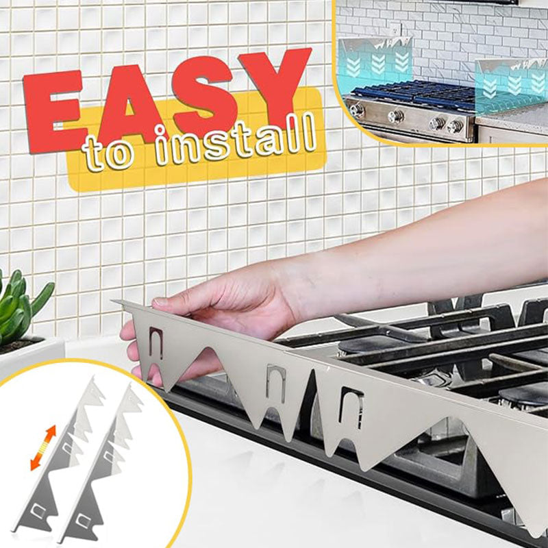 Retractable Stainless Steel Stove Gap Covers