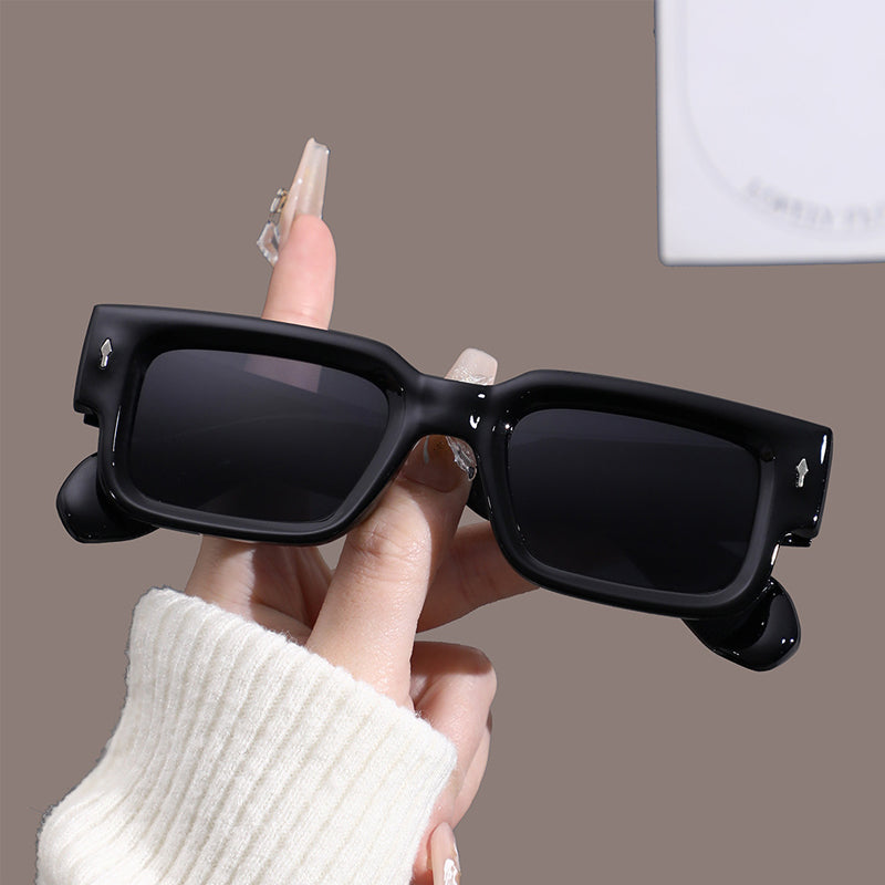 Square Frame Fashion Sunglasses(Free sunglasses bag)