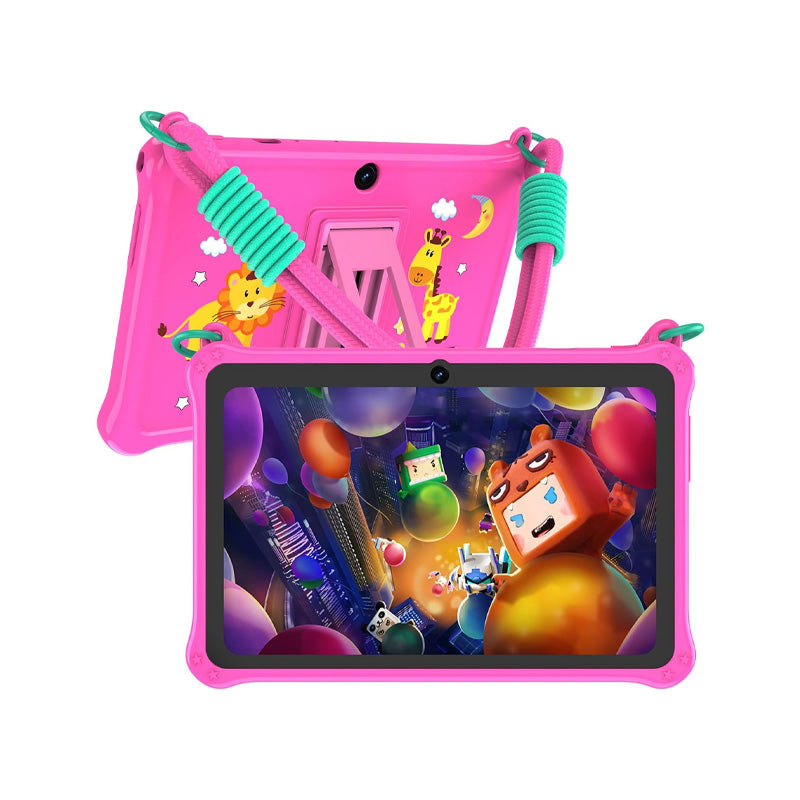 7-inch kids tablet with protective silicone case