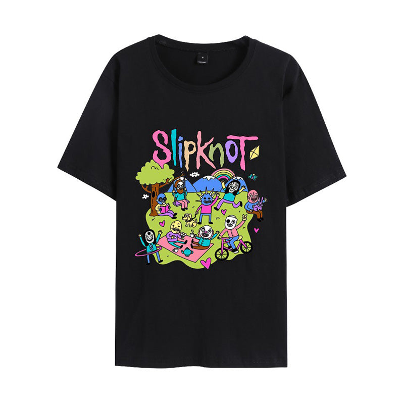 Rolig t-shirt med animetryck