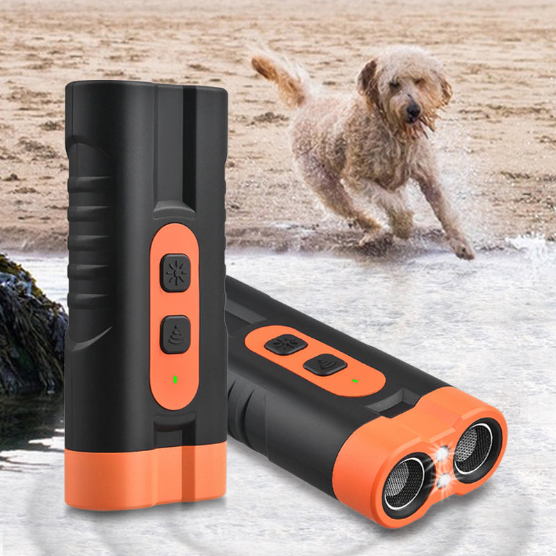 High-power dual-core ultrasonic dog deterrent