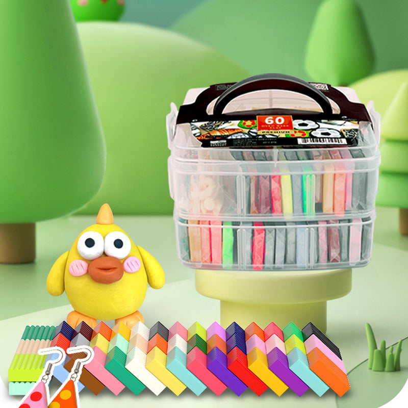 Polymer Clay, Modeling Kit with Clay Sculpting Tools and Accessories