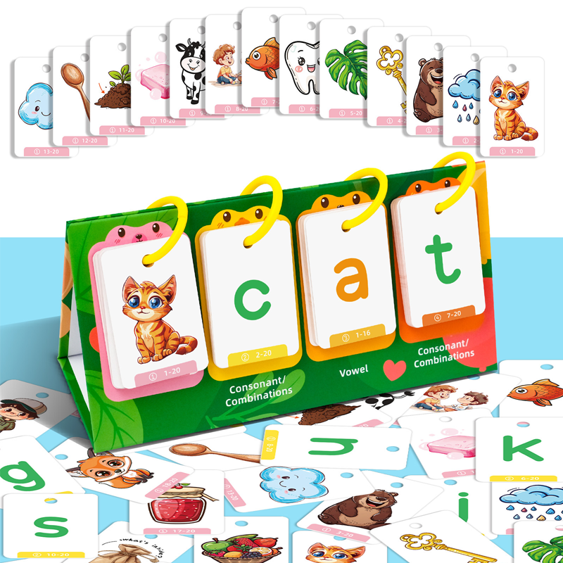 Random Detail Color&Shape Word Building Desktop Toy