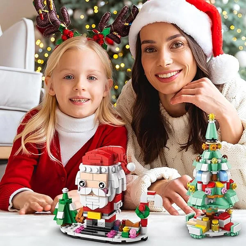 Advent Calendar Kids With Christmas Building Blocks