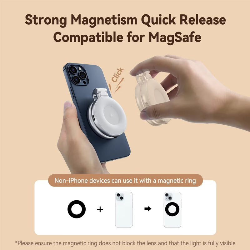 Magnetic 3-in-1 Selfie & Beauty Light