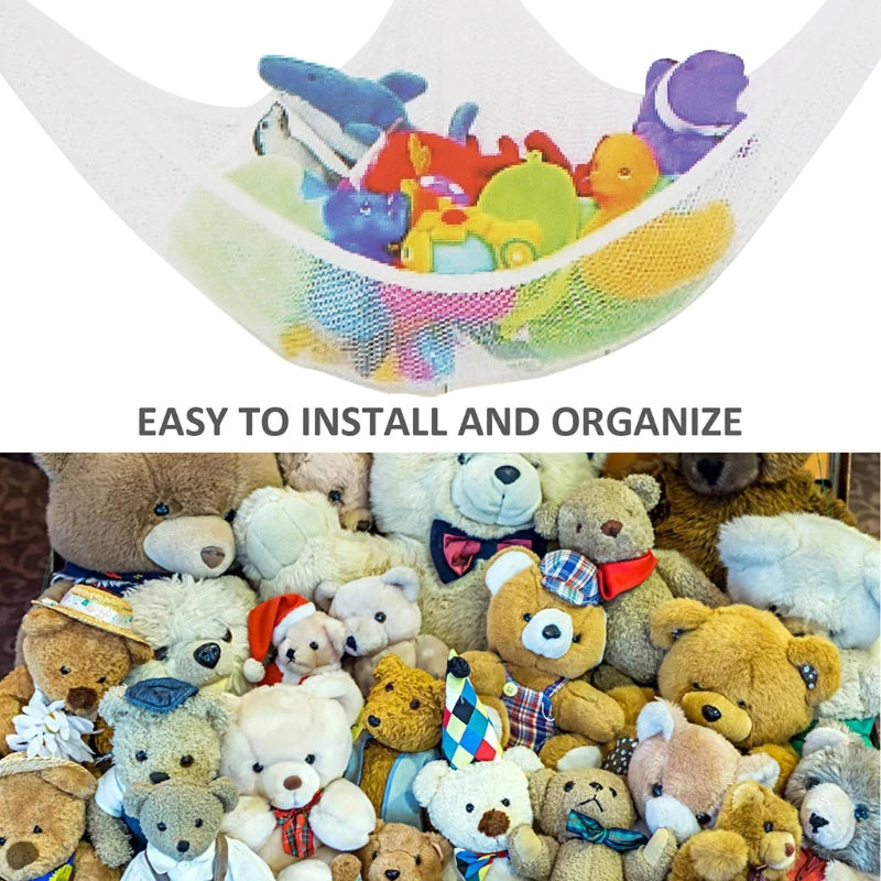 Hollow Out Design Toy Storage Hammock