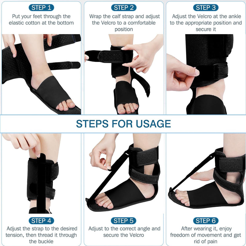 Adjustable Foot Drop Brace for Men & Women
