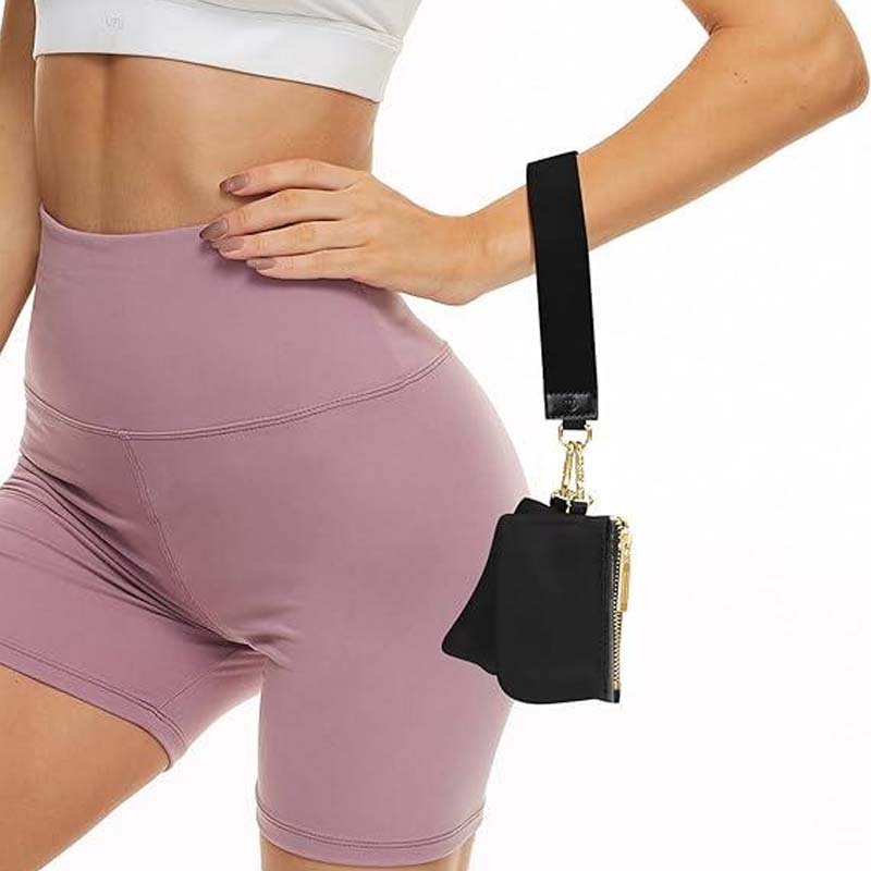 Mini Zip Around Wristlet Wallet for Women