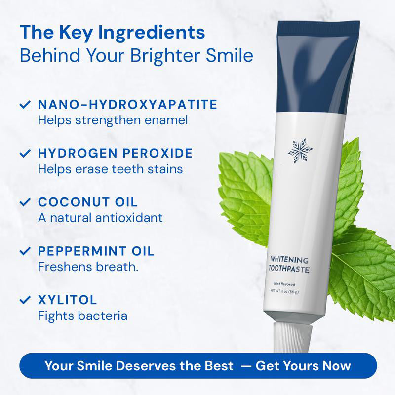 Nano Hydroxyapatite & Coconut Teeth Whitening Toothpaste