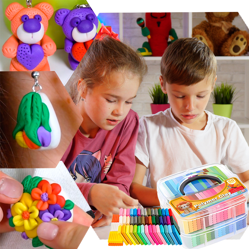 Polymer Clay Modeling Kit with Sculpting Tools & Accessories