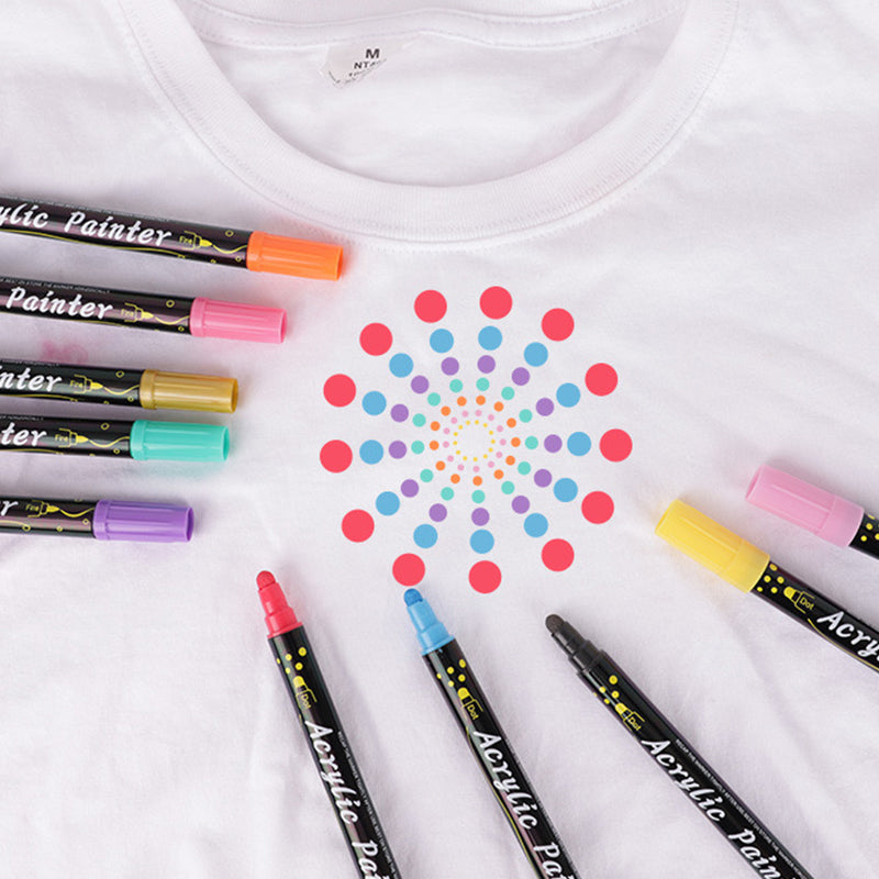 Akrylfärgsmarkör (12/24/36 färger)