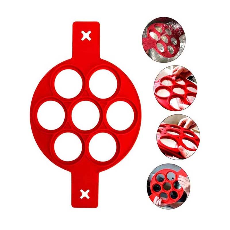 Non-stick silikon pannkaksform Ring