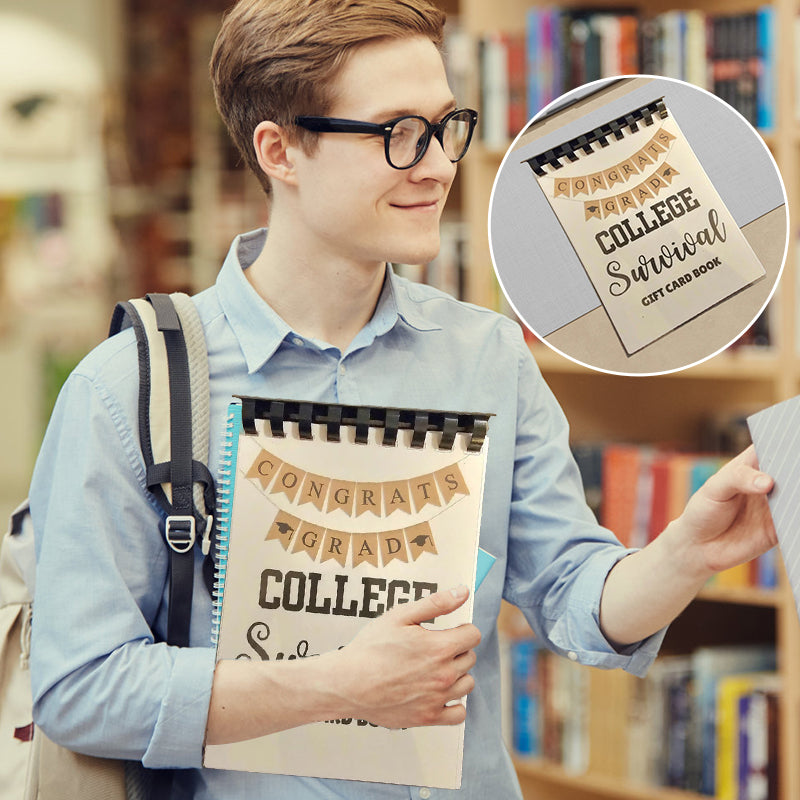 👩🎓🎁College Survival Gift Card Book