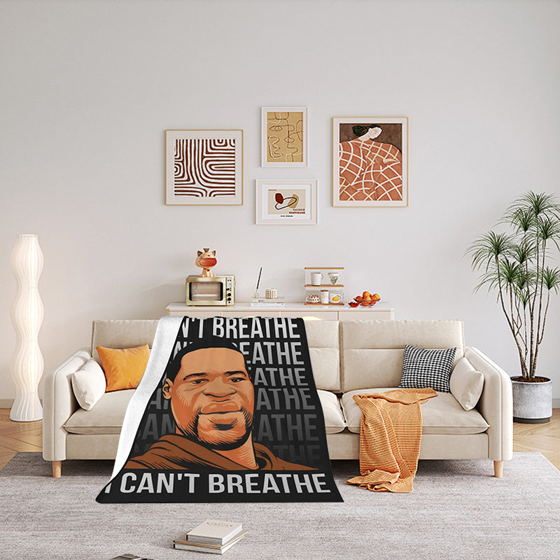 I Can't Breathe Blankets
