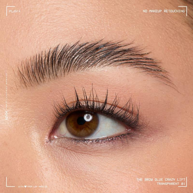 Strong Hold Brow Lamination Gel with Built-In Styling Comb