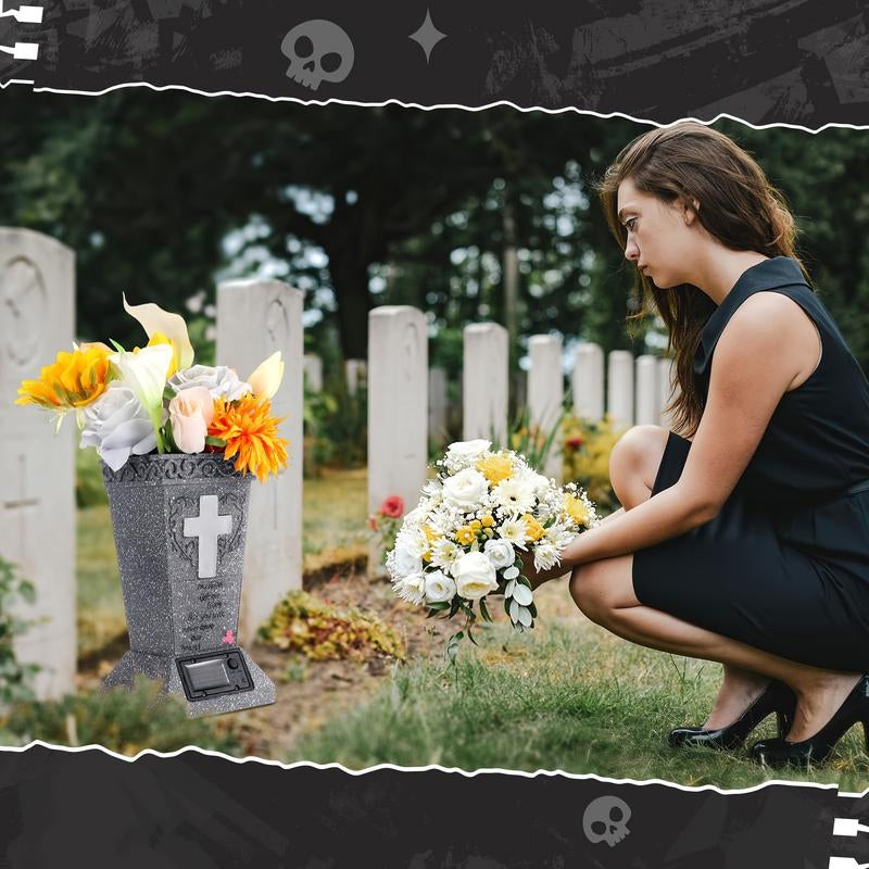 Cemetery Grave Vase