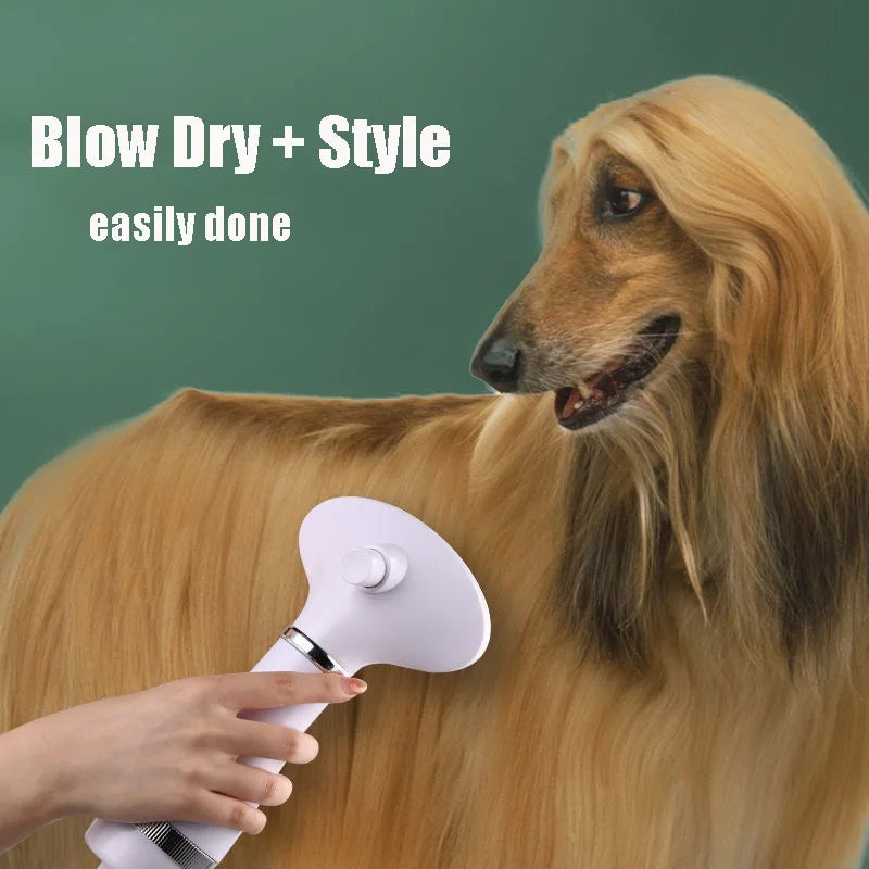 Pet Hair Dryer Brush