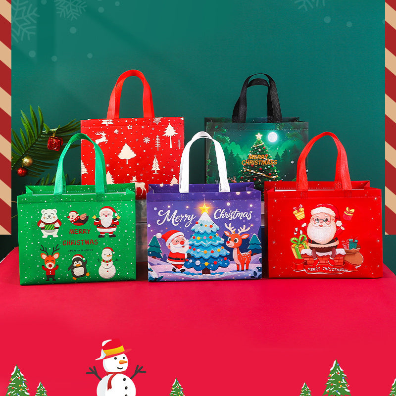 Reusable Water-Resistant Christmas Gift Bags