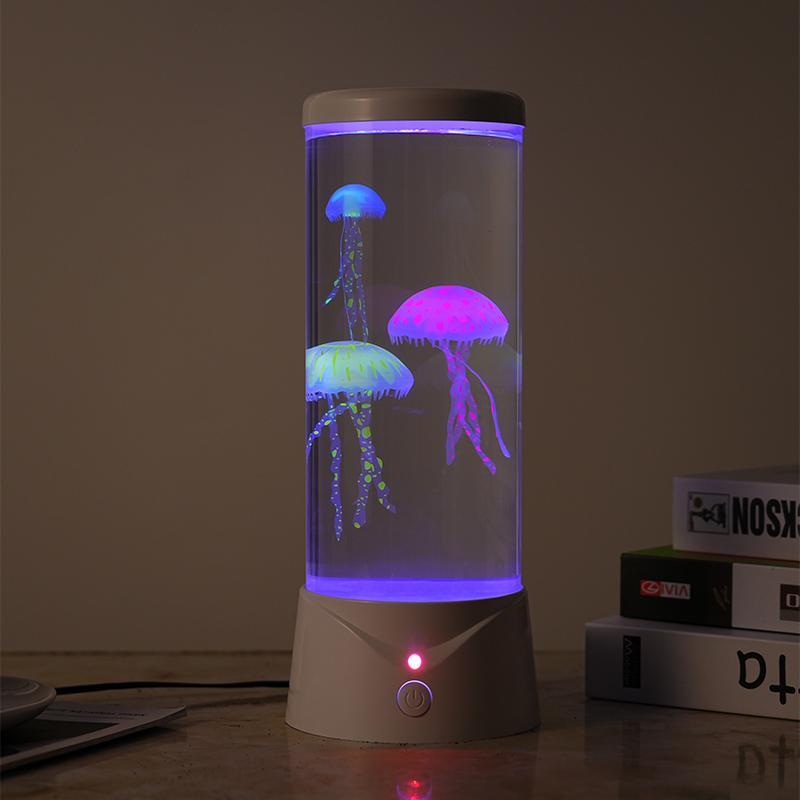 Multipurpose 7 Color Changing Jellyfish Lava Lamp